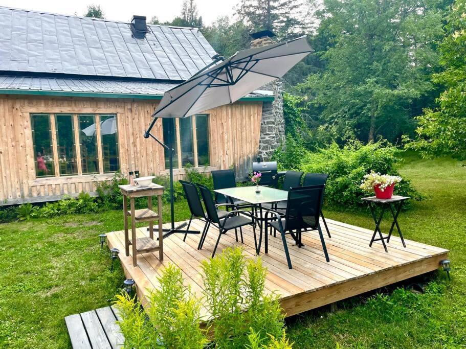 Chalets Nabu La Sacacomie - Riviere - Billard بلدية سان ألكسيس دي مونت المظهر الخارجي الصورة